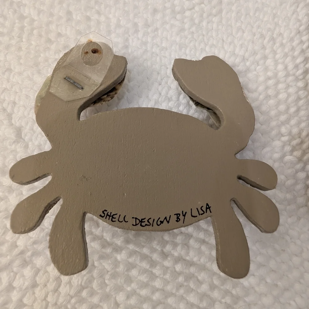 Decorative Handmade Shell Crab Wall Ornaments
